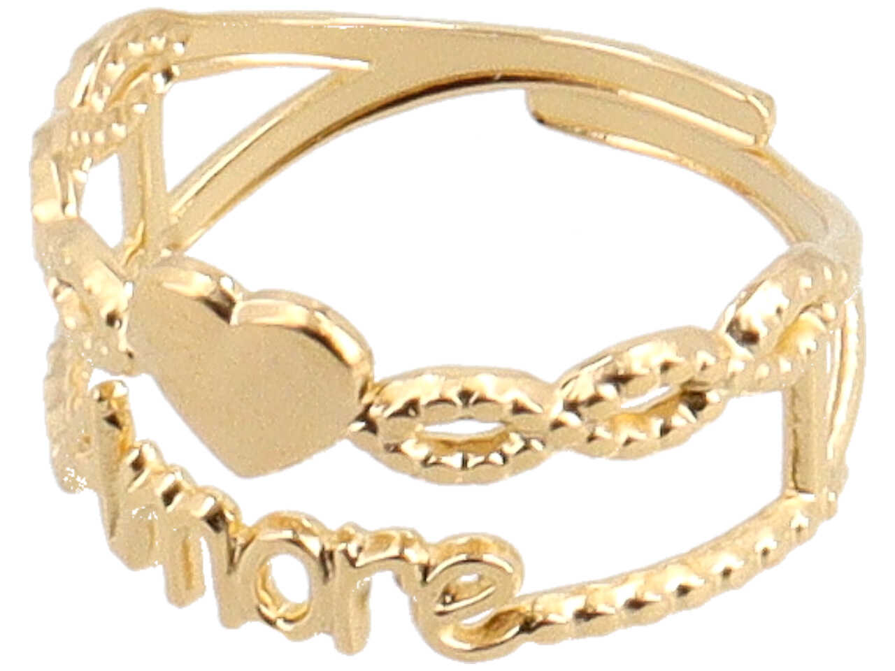 Anello acciaio 2f amore