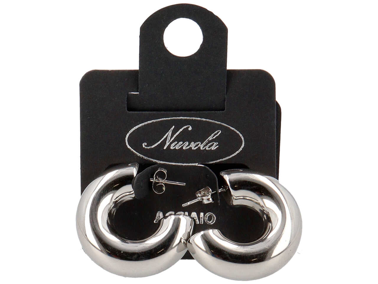 orecchini a forma di cerchietto extrabombato 30mm
