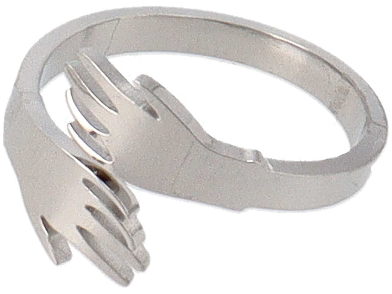 Anello acciaio abbraccio