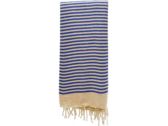 telo mare fouta riga larga blu blu