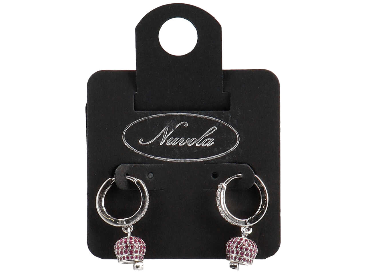 Cerchietto zirc.10mm c/campanella