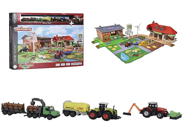 majorette set fattoria c/5 veic. 212050009