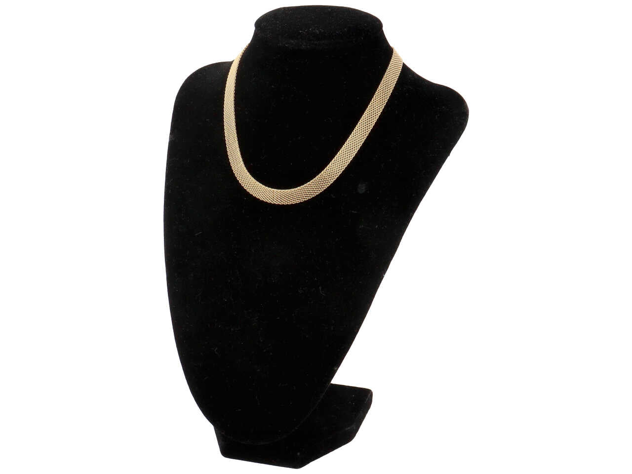 Collana in maglia milano oro